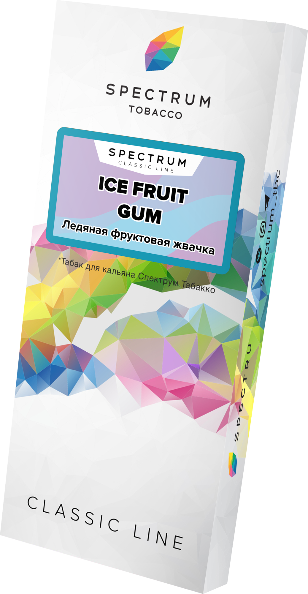 Табак для кальяна SPECTRUM 100гр /Classic line/ Ice Fruit Gum
