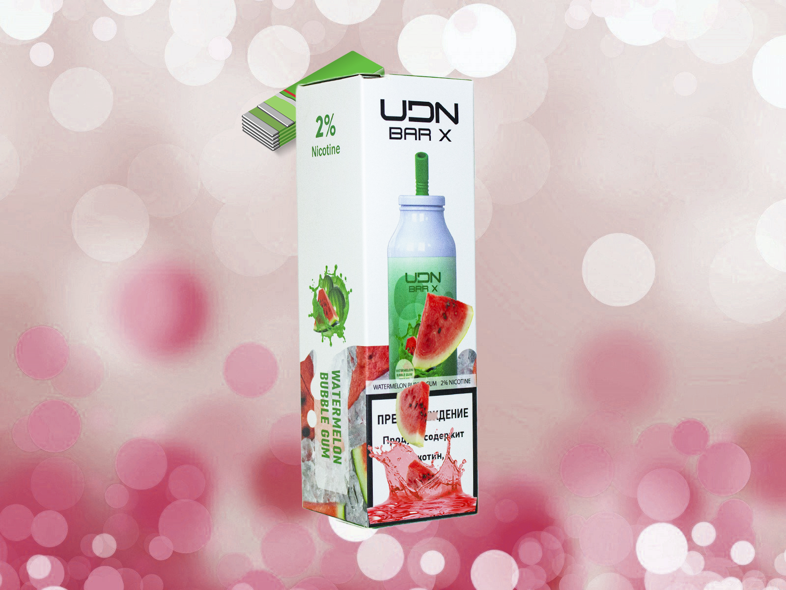 UDN BAR X 7000 / WATERMELON BUBBLE GUM