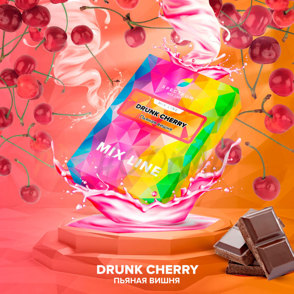 Табак для кальяна SPECTRUM 40гр /Mix Line/ Drunk Cherry