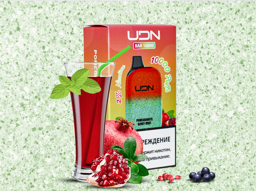 UDN BAR 10000 / Pomegranate Berry Mint