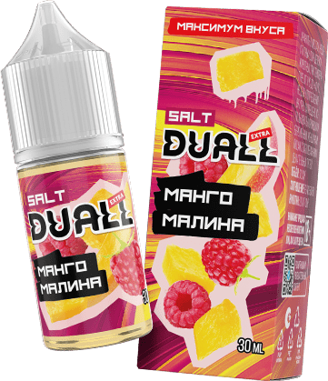 DUALL SALT EXTRA HARD 30 ml / Манго Малина