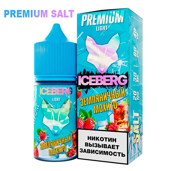 Жидкость ICEBERG STRONG 60 мг. / Земляничный мохито