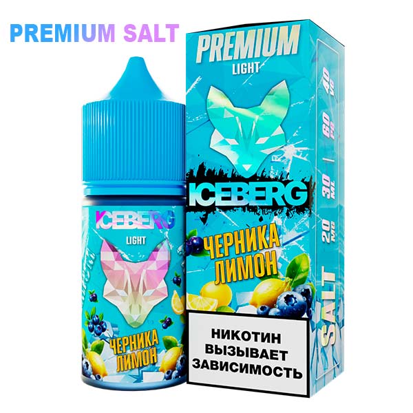 Жидкость ICEBERG STRONG 60 мг. / Черника лимон