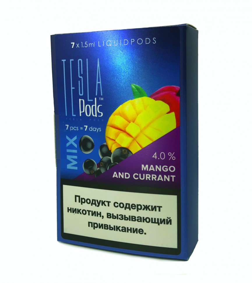 Tesla pods (к MyBlue) / Манго и черная смородина