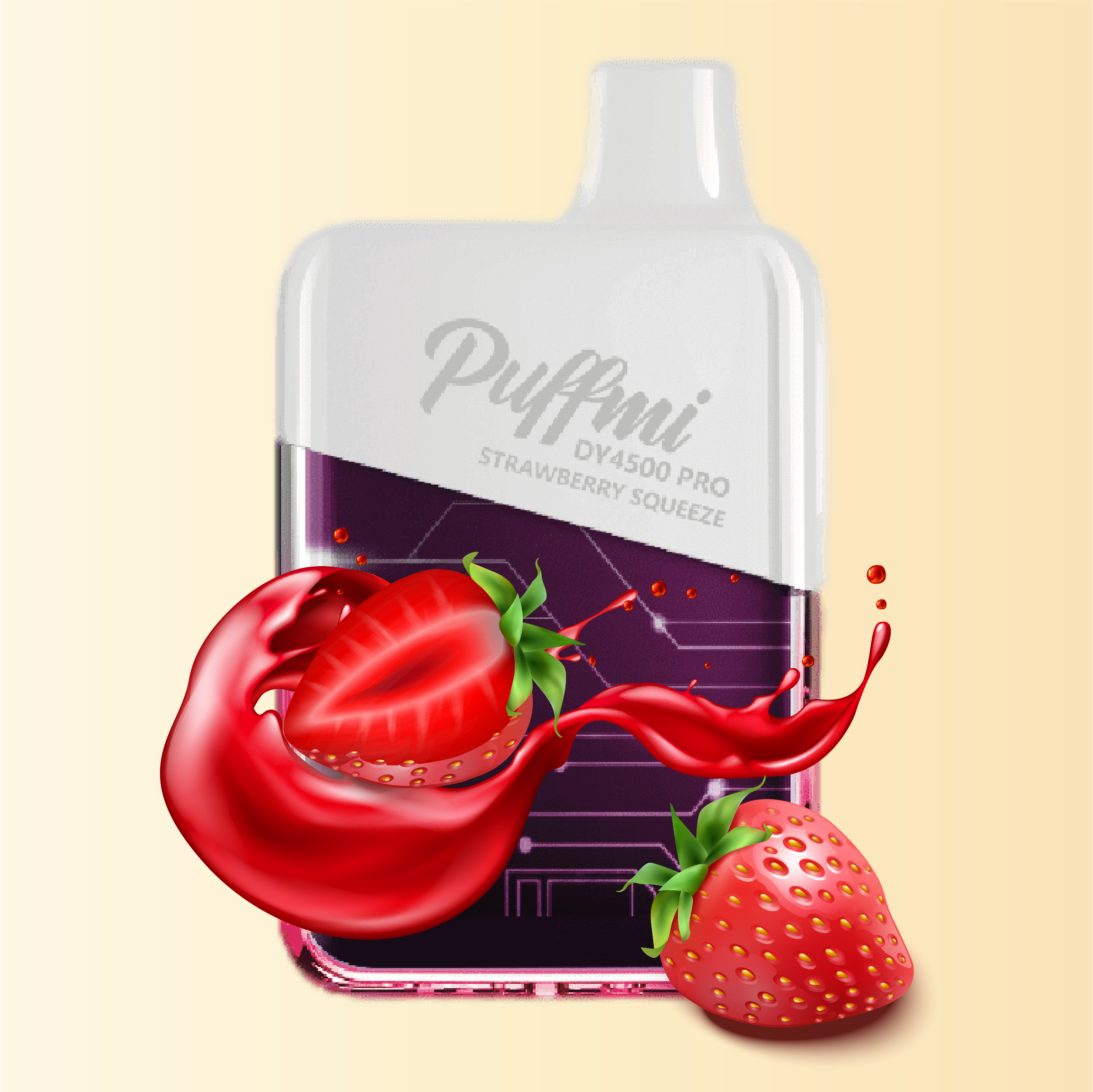 PUFFMI DY4500 PRO / Strawberry Squeezy