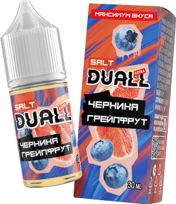 DUALL SALT HARD 30 ml / Черника Грейпфрут