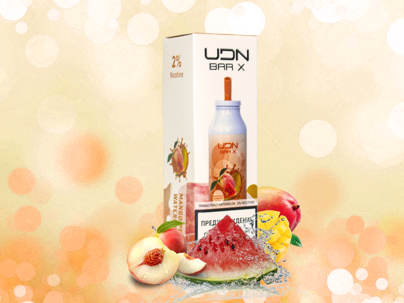 UDN BAR X 7000 / Mango peach watermelon