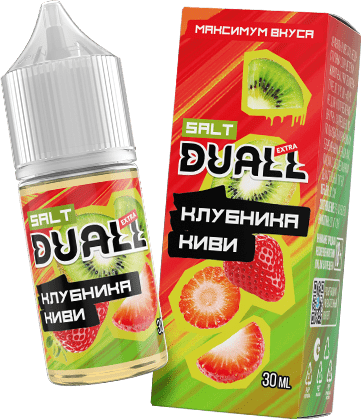 DUALL SALT EXTRA HARD 30 ml / Клубника Киви
